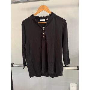 Rafaella front buttons 3/4 sleeves size XLP